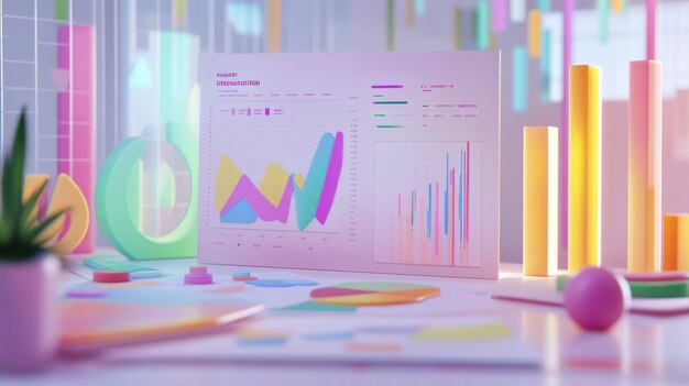 Ілюстрація фінансів та графіків